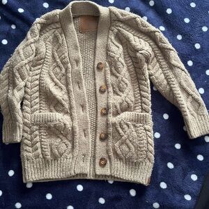 Canadiana Girls Size Small (5/6) Knit Cardigan
